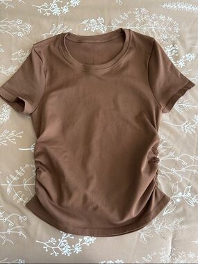 Classic Brown Short-Sleeve Women’s Tee